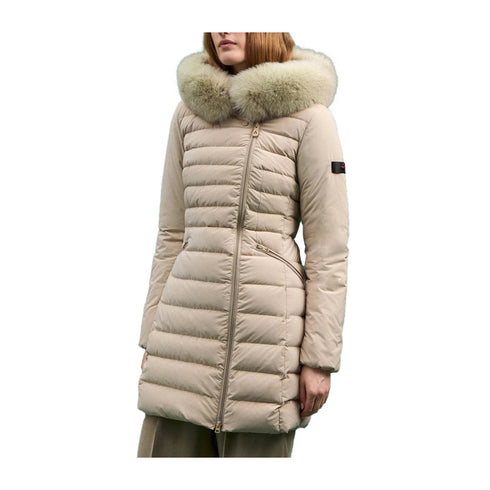 PEUTEREY Piumino lungo Piumino Donna Seriola zip laterale Beige A24 - PEUTEREYSERIOLAML04FUR - 852 - 42 - Francavilla Moda